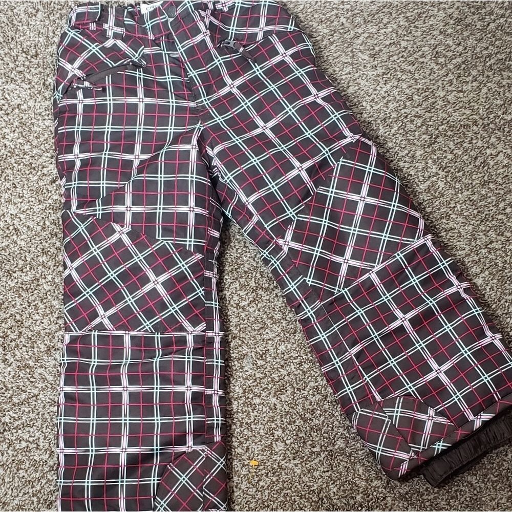 Girl's snow pants brown